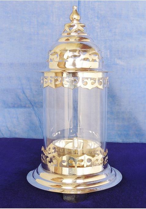 Pure Silver Table Decor Chimney Jyoti With Hallmarked