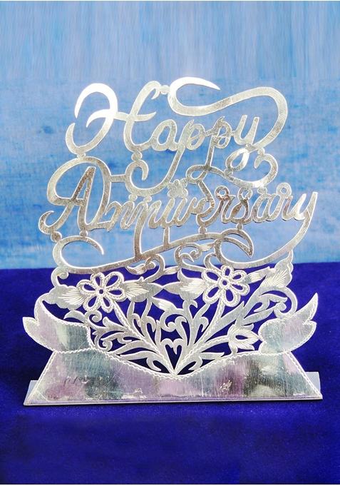 Pure Silver Happy Anniversary Gift Item With Hallmarked