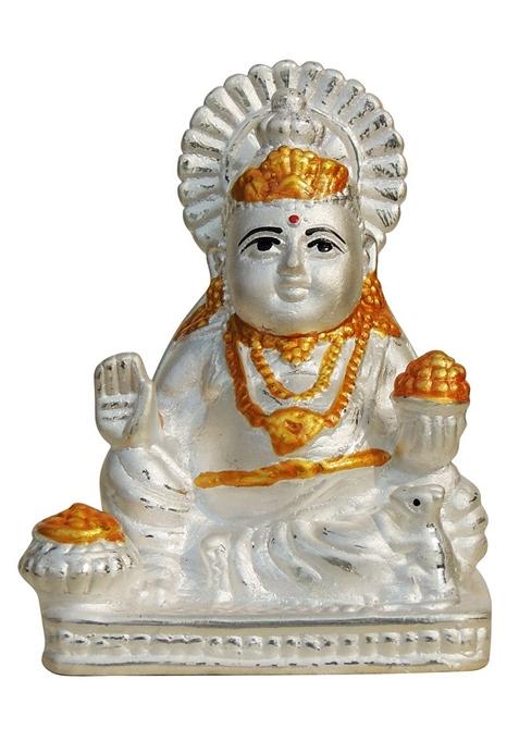 Pure Silver Kuber Ji idol Statue Hallmarked Silver Statue
