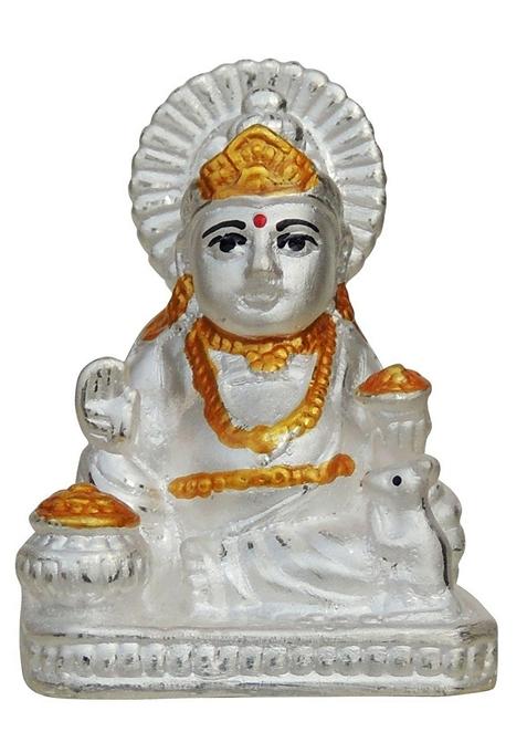 Pure Silver Kuber Ji idol Statue Hallmarked Silver Statue