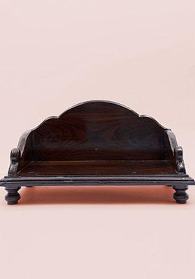 Elegant Wooden Pooja Temple For Home Handcrafted Mandir For Idols