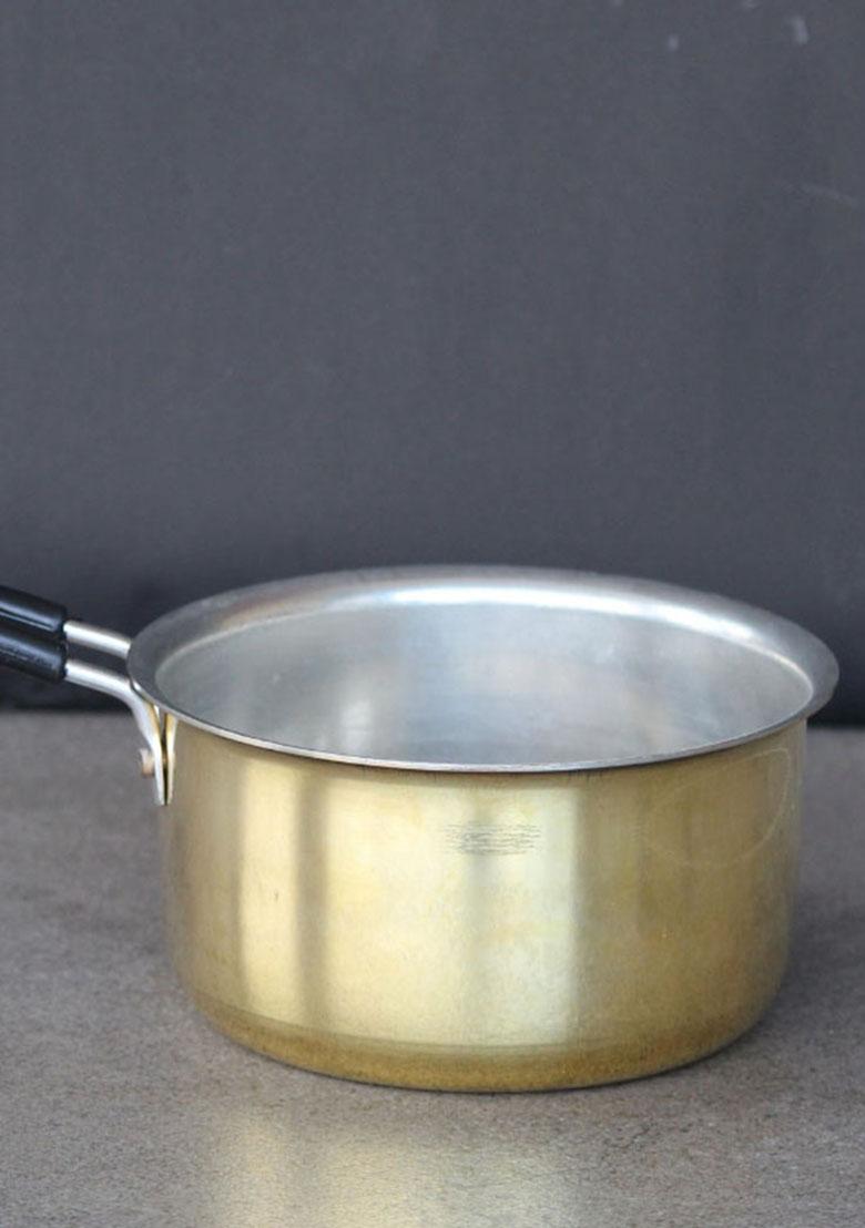Gold Brass Tea Pan With Kalai 2.5 Lt