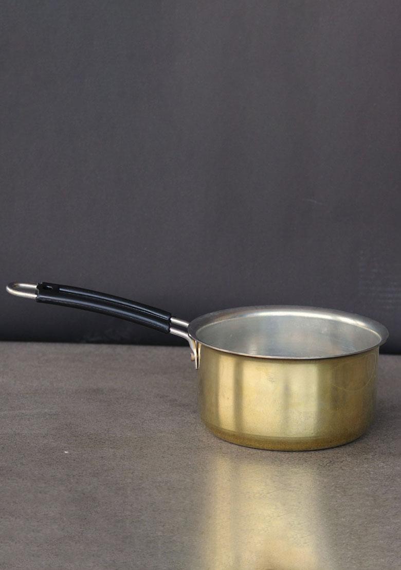 Gold Brass Tea Pan With Kalai 3 Lt