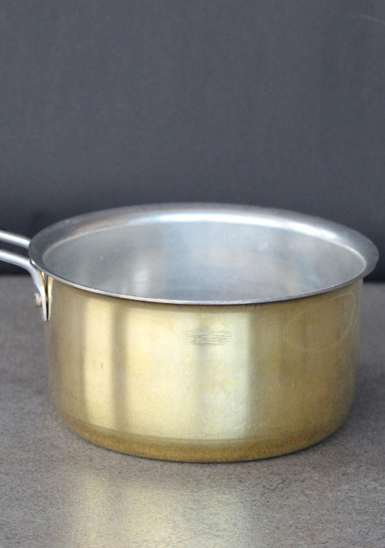 Gold Brass Tea Pan With Kalai 3 Lt