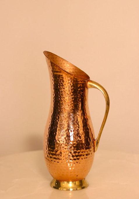 Copper Handcrafted Copper Jug