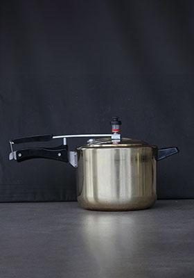 Gold Brass Cooker 5L