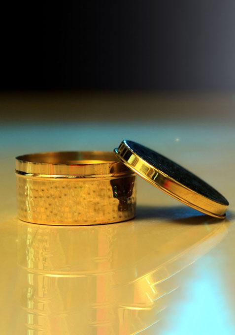 Gold Brass Dibbi