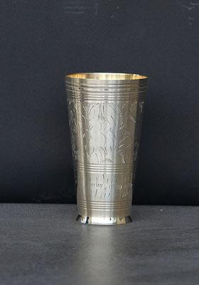 Gold Brass Glass Medium