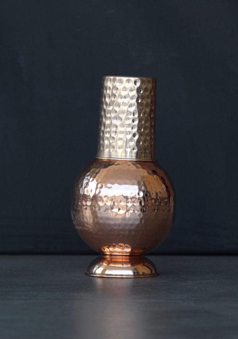 Copper Bedside Water Jar