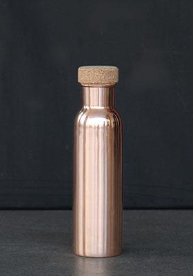 Copper Glossy Copper Straight Bottle