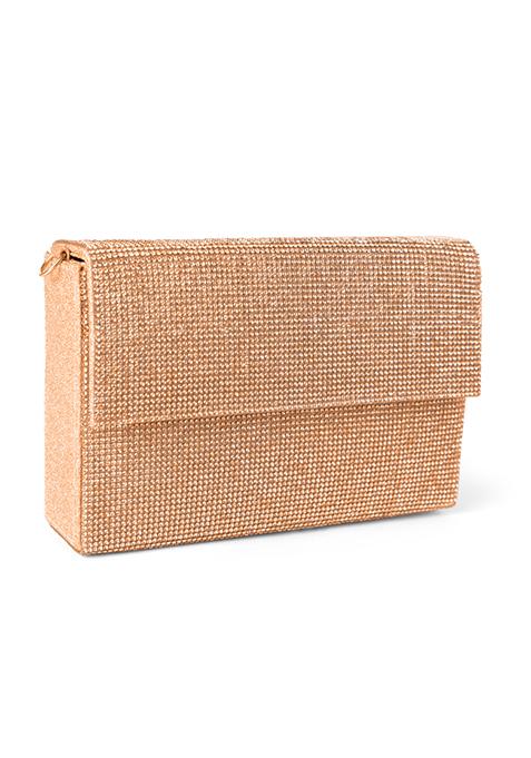 Rose Bronze Stallion Cloud Clutch