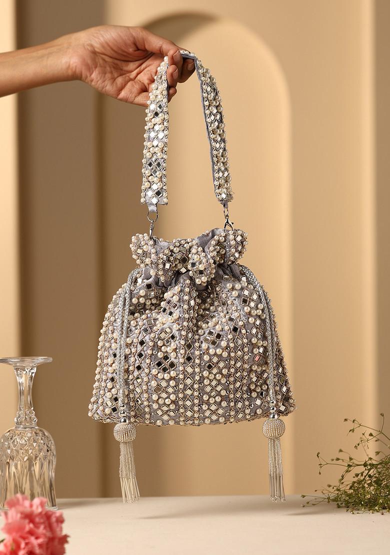 Mirror work potli bags sale