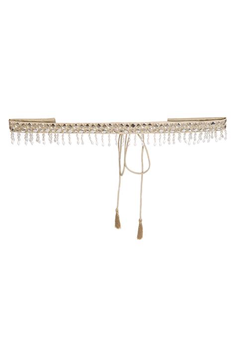 Gold Tasselled Mirror Belt