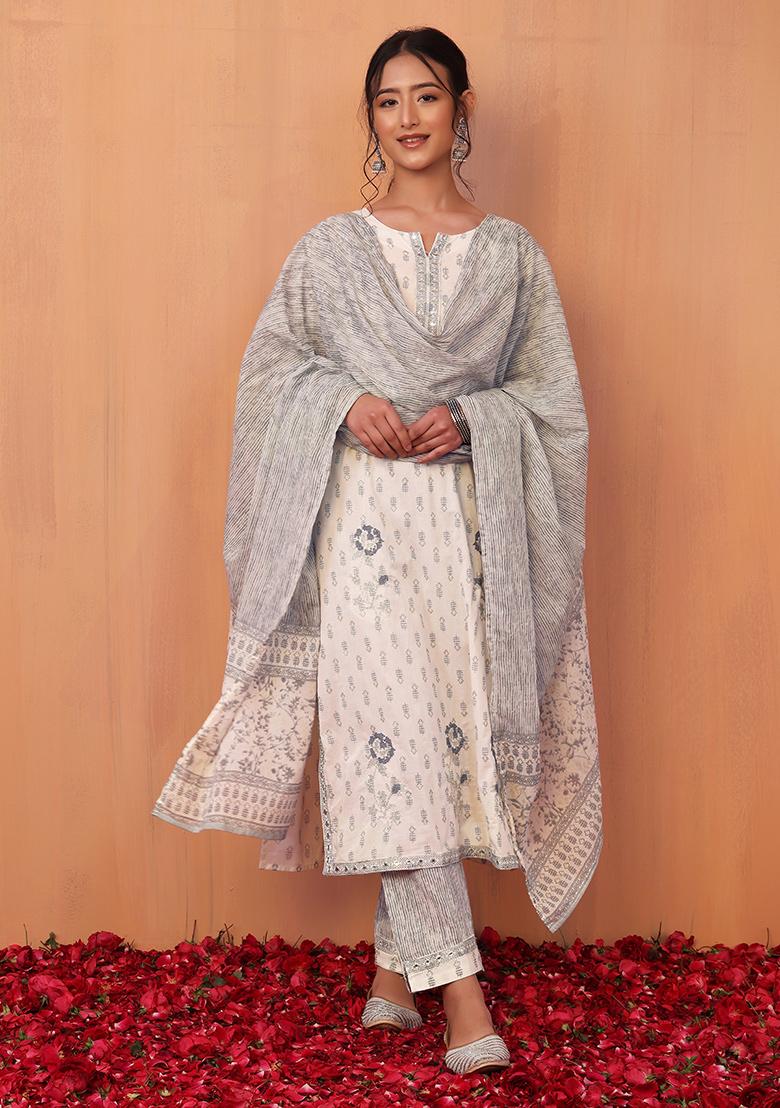 Cotton kurta 2025 sets with dupatta