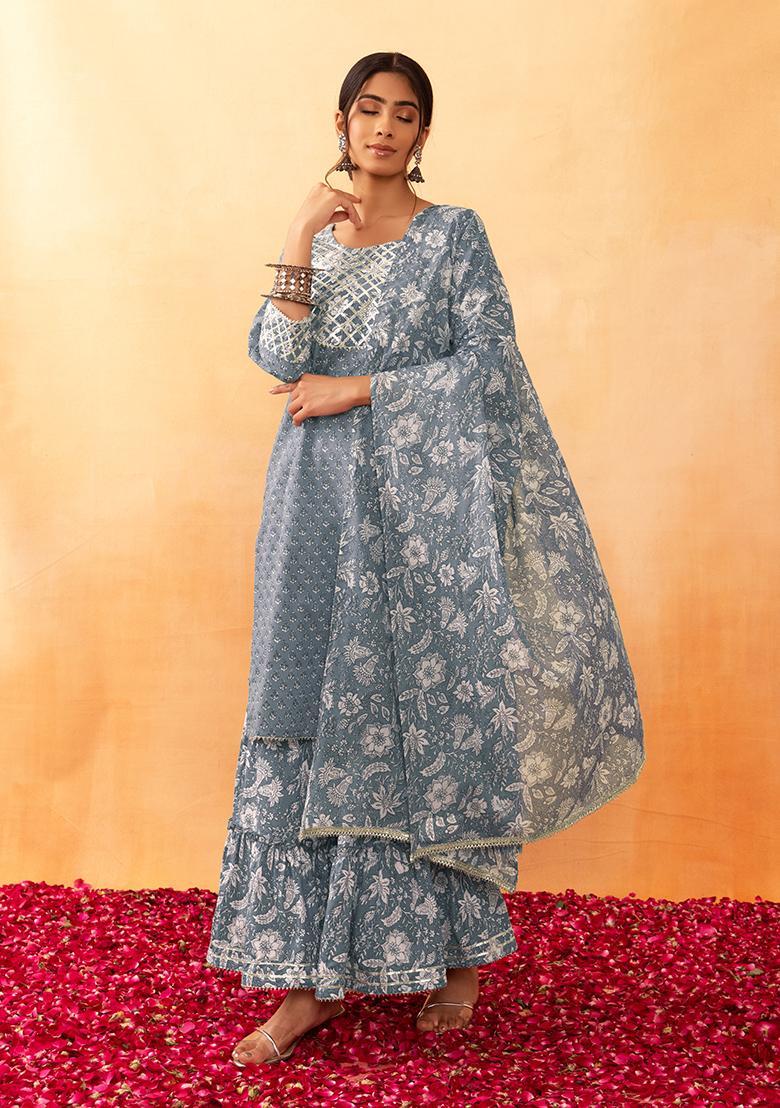 indya Women Embellished Anarkali Kurta - Buy indya Women Embellished  Anarkali Kurta Online at Best Prices in India | Flipkart.com