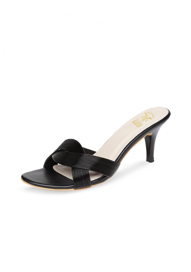 Kitten heel slip online on sandals