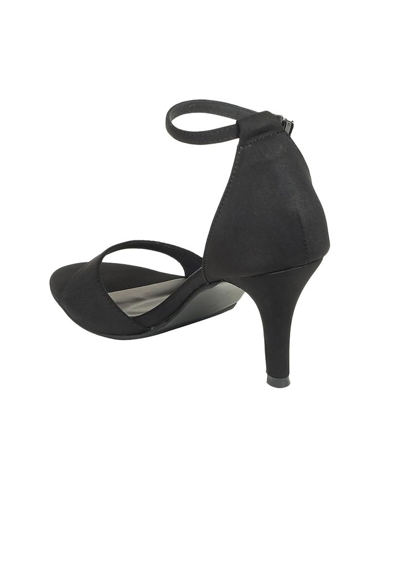 Black bow tie slip on low heel dress shoe | Womens heel dress shoes online  2092WS