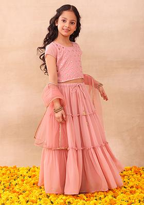Buy Noyyal Kids Cottonsilk Ethnic Wear Lehenga Choli, 13 Years-14 Years  Online at Best Prices in India - JioMart.