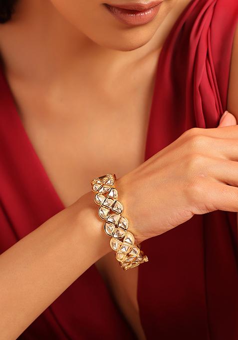 Buy Premium Quality Fancy Rose Gold Diamond Designer Bracelet Online From  Surat Wholesale Shop.