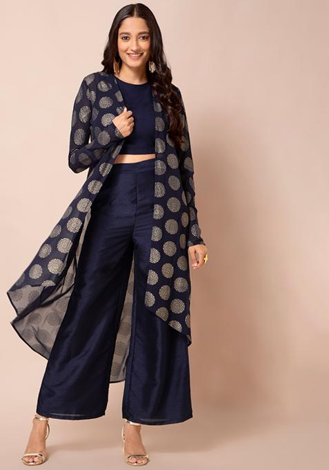 Tunics Jackets Buy Indo Western Kurtas Jackets Online For Women In India Indya