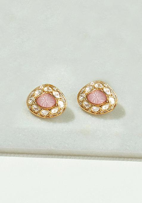 Classic pink earrings