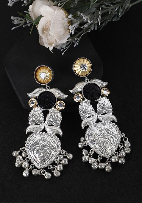 Flowers & Filigree Earrings Handmade by Award Winning Artist Carlos Ortega  – MAYA