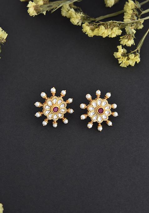 Pink-Orange Stone & Beads Trendy Ghungru Jhumka - Whatsapp @ 8250141633 | Indian  jewellery design earrings, Fashion jewelry earrings, Indian bridal jewelry  sets