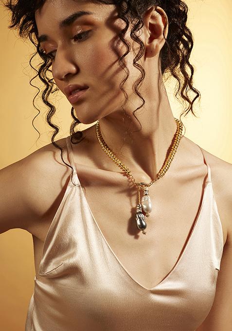 Pearl Dreams Toggle Lariat Necklace