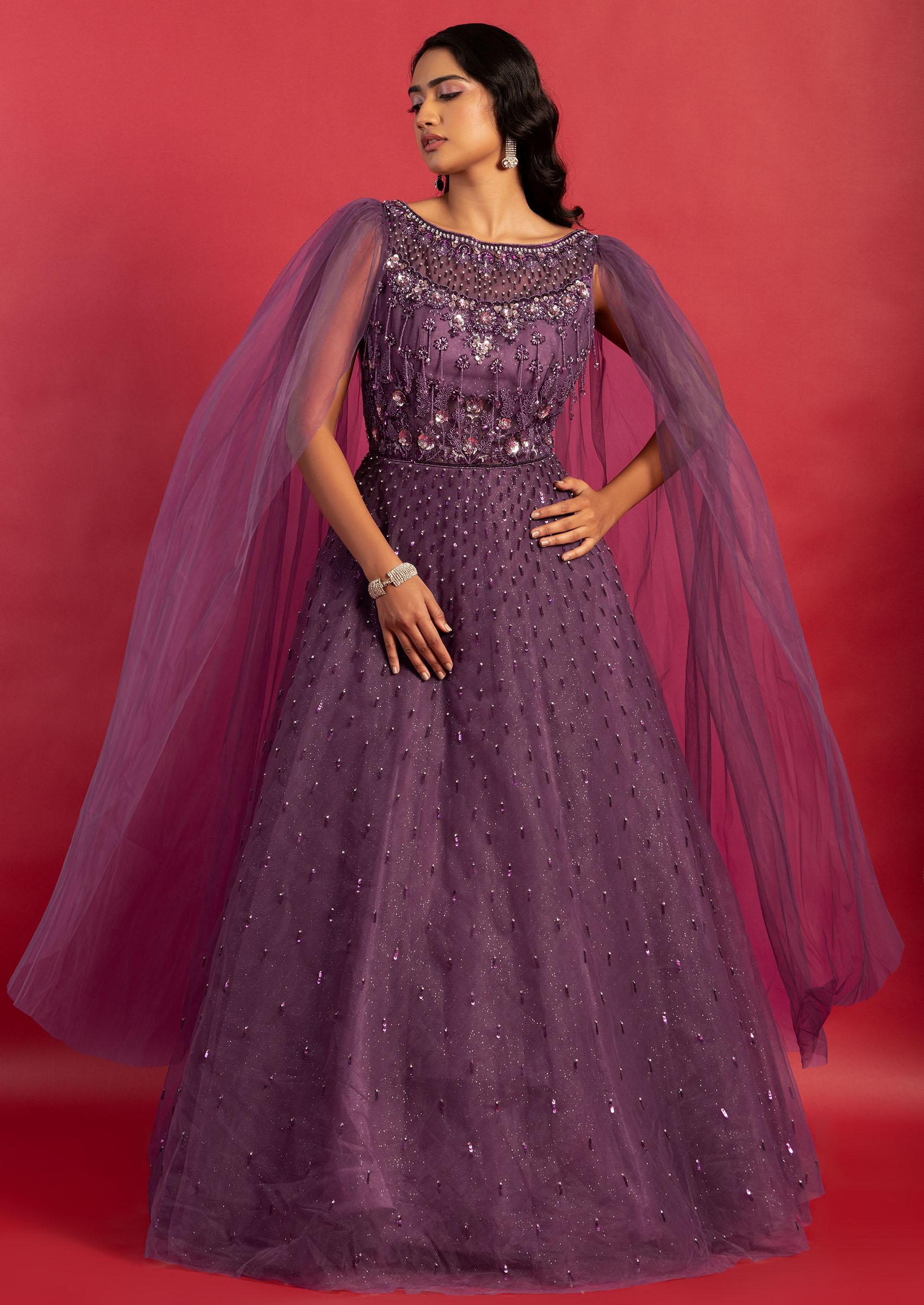 Buy Net Cocktail Gown for Women Online in India - Indya