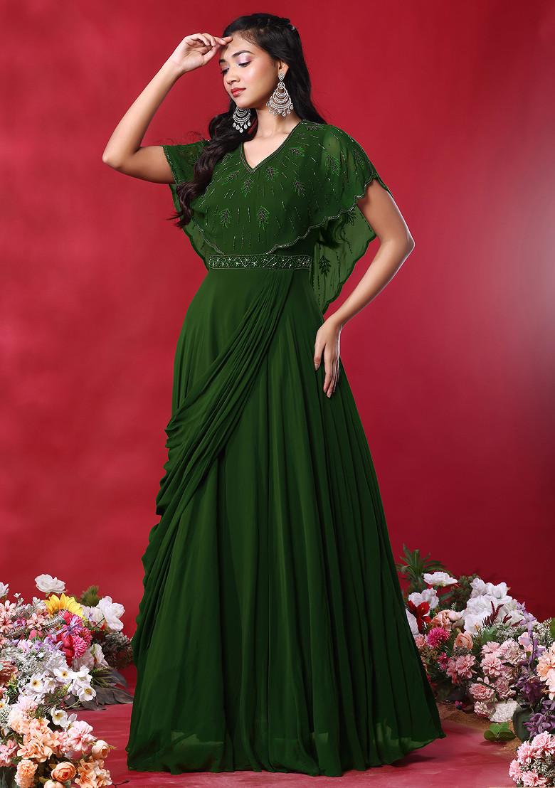 Buy Women Pastel Green Embroidered Cotton Kurta - Feed-Kurtas - Indya