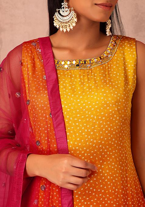 Rosetta Supima Cotton Kurta with Sharara Set