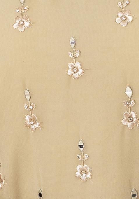 3 Piece Embroidered Green Cotton Lawn Sharara main image 1
