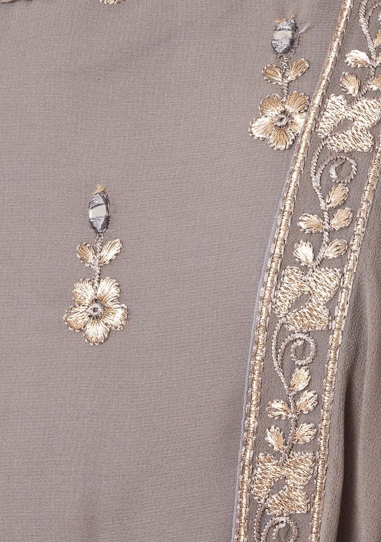Mirror Embroidered Kurti Sharara