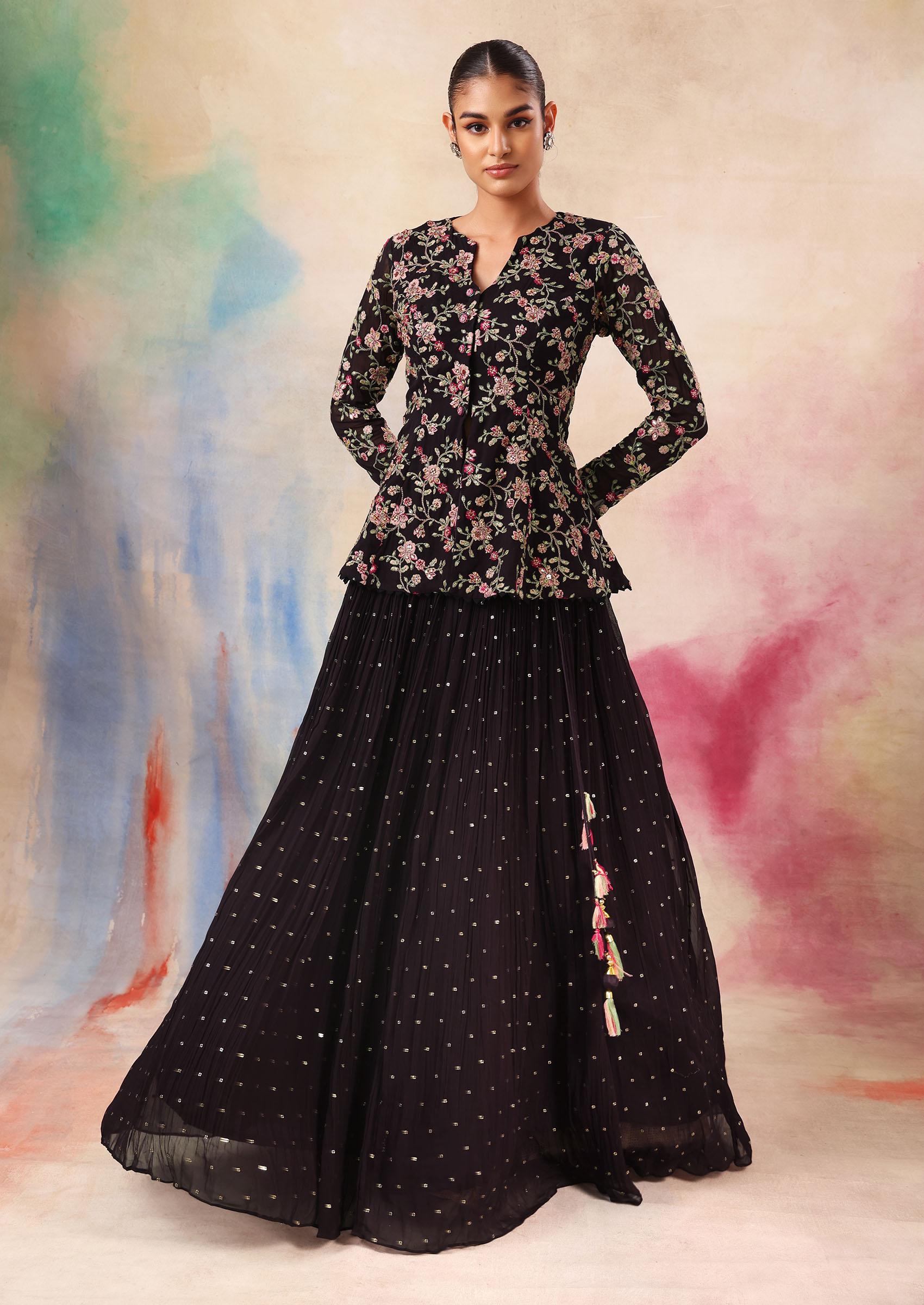 Top 50 Latest Peplum Lehenga Blouse Designs For Weddings and Parties (2022)  - Tips and Beauty | Lehenga blouse designs, Peplum dress pattern, Blouse  designs