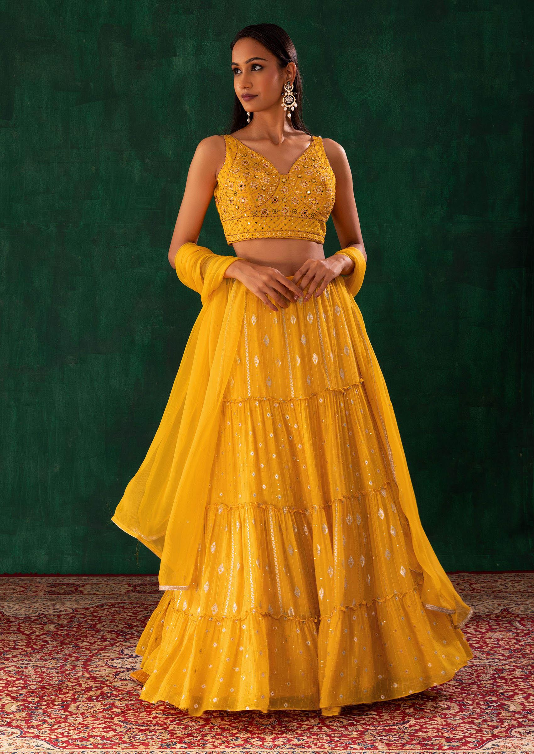 Buy Lehenga Cholis from top Brands at Best Prices Online in India | Tata  CLiQ