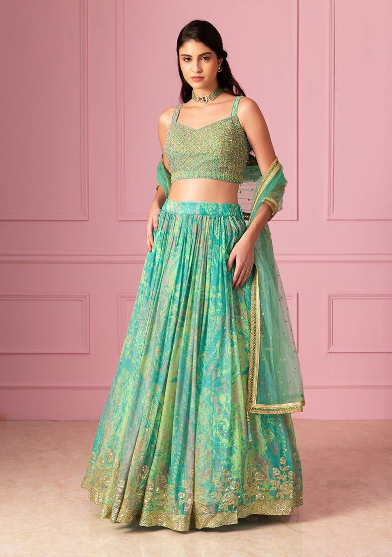 Buy Golden Wedding Lehenga for Best Price, Reviews, Free Shipping