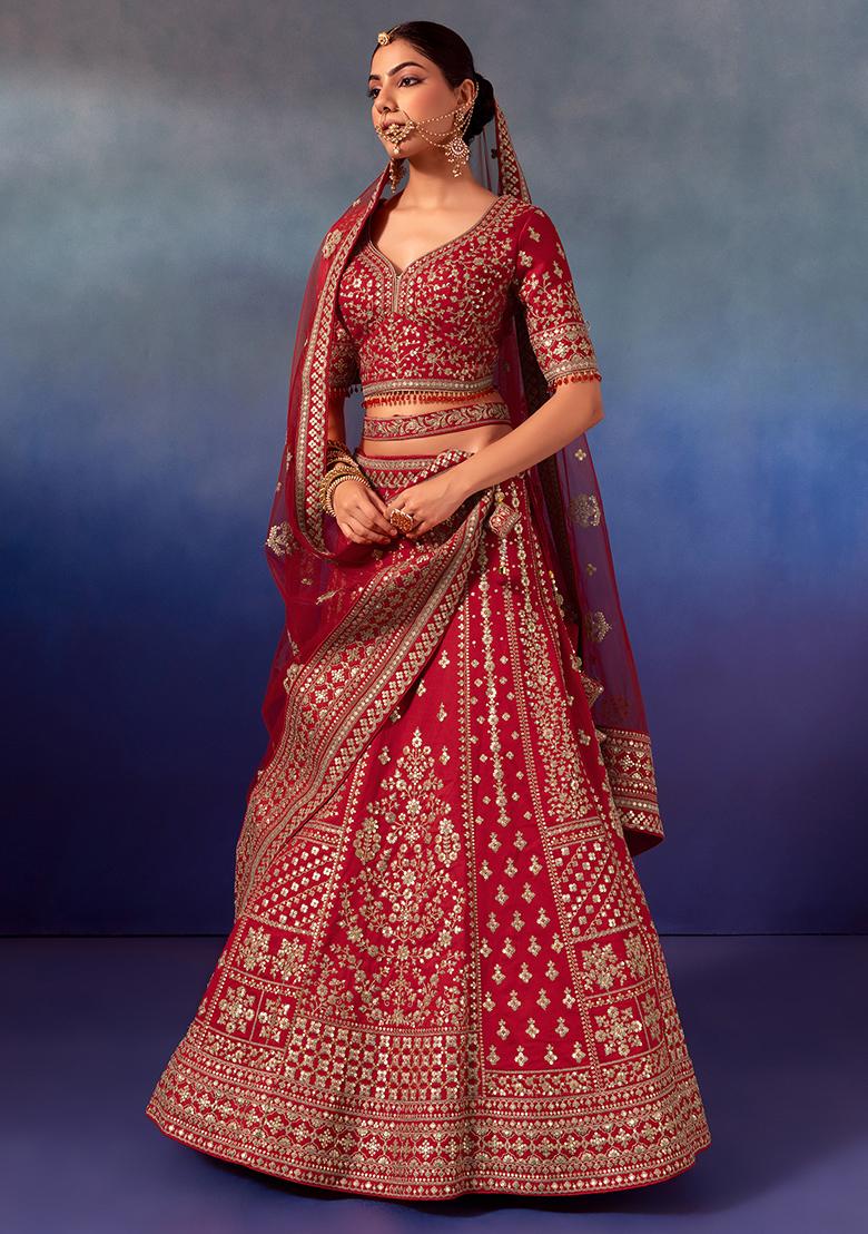 Bridalwear semi-stitched lehenga with full stone work at just ₹15,000 +  ₹300🚚 Regular price is ₹20,000+ #stonework #bridalcollection… | Instagram