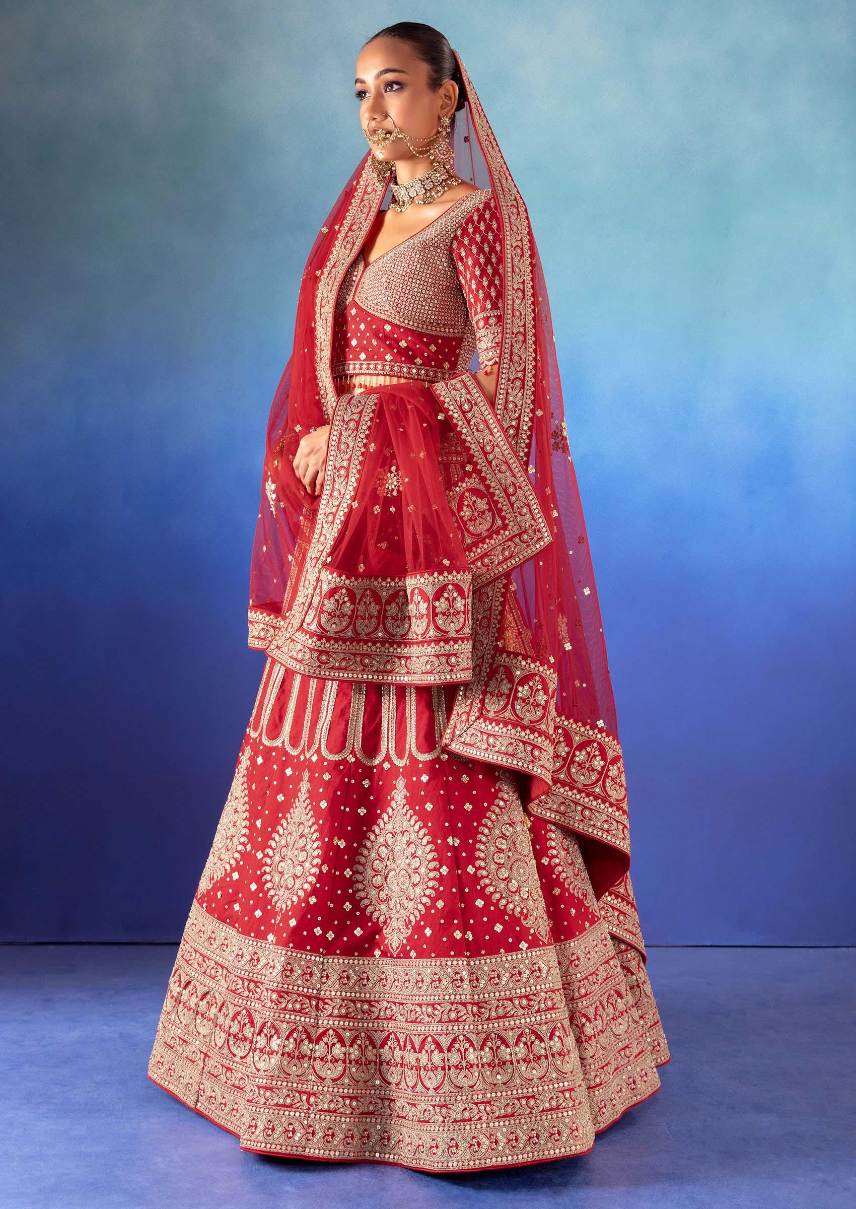 Real Brides in Lightweight Bridal Outfits prove “Less is More” | Lehenga  color combinations, Bridal outfits, Bridal wear