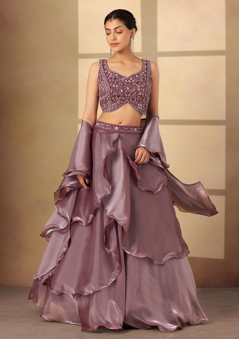 Ruffle Lehenga Choli - Buy Designer Lehenga Choli