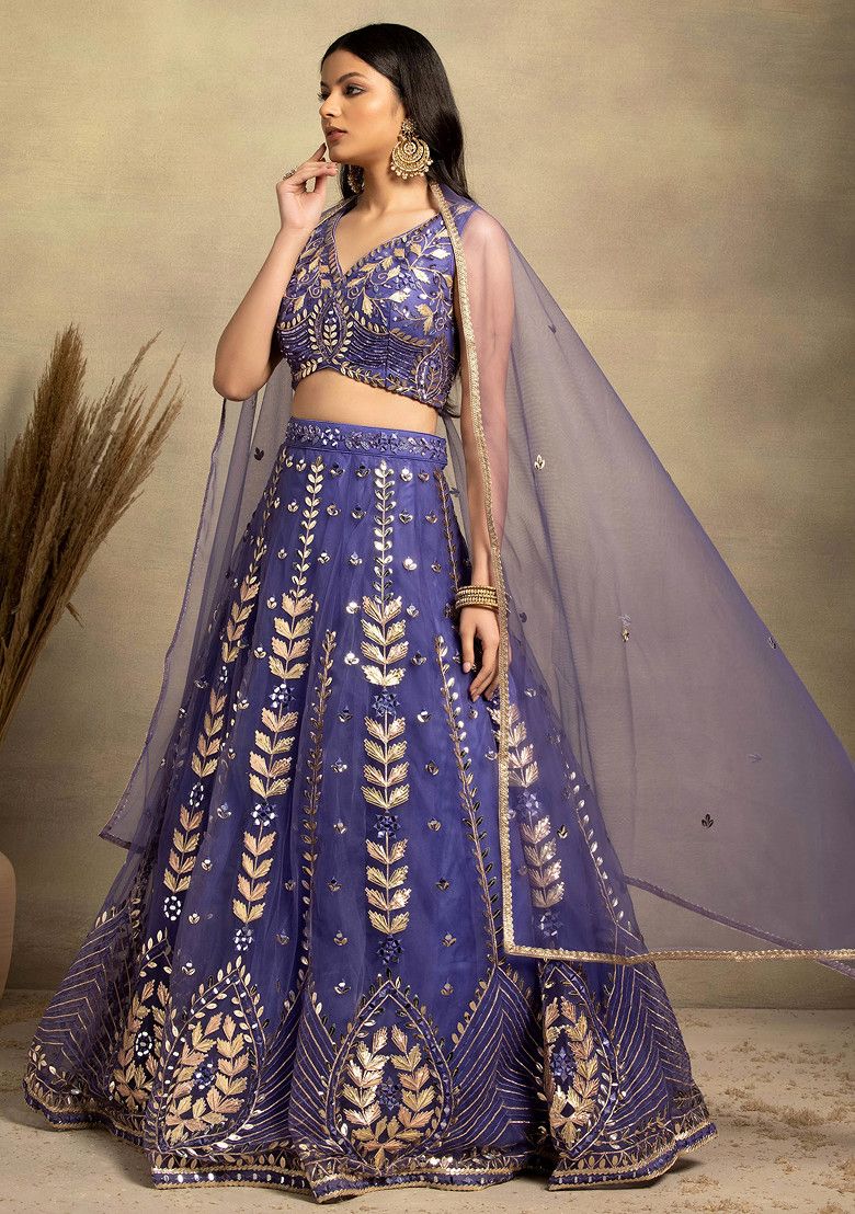 Gota fashion patti lehenga pinterest