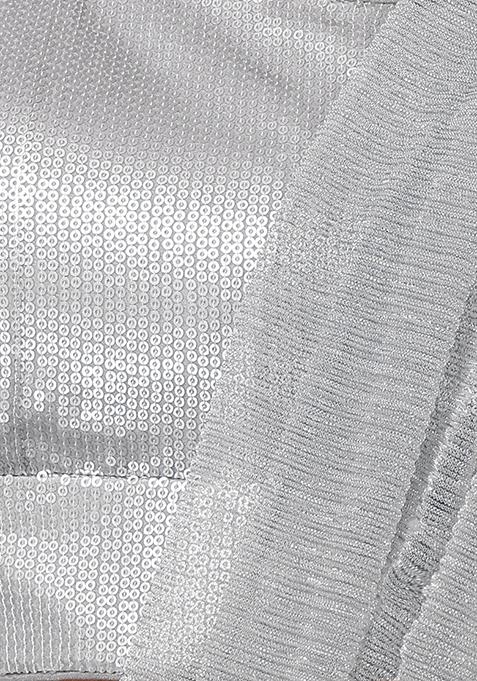 Silver Ruffle Sequin Set main image 1
