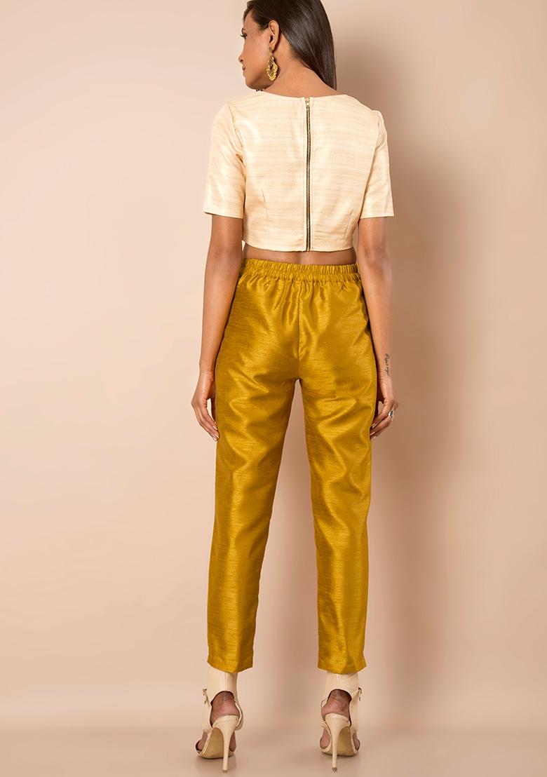 Free People Good Days Satin Trousers  Lyst