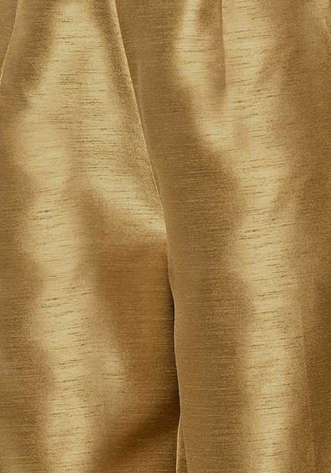 gold palazzo pants