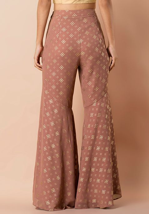 pink sharara pants