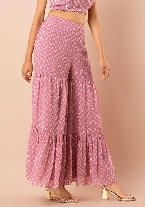 bandhani palazzo pants