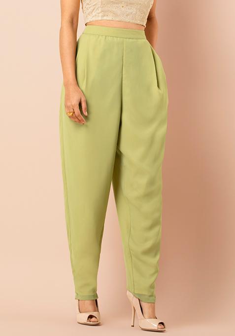 narrow palazzo pants