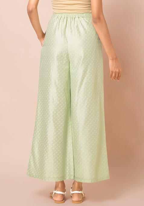 lime green palazzo pants