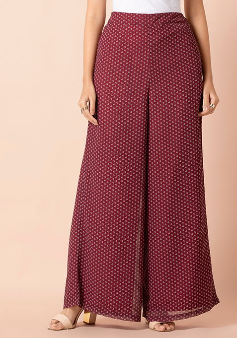 bandhani palazzo pants