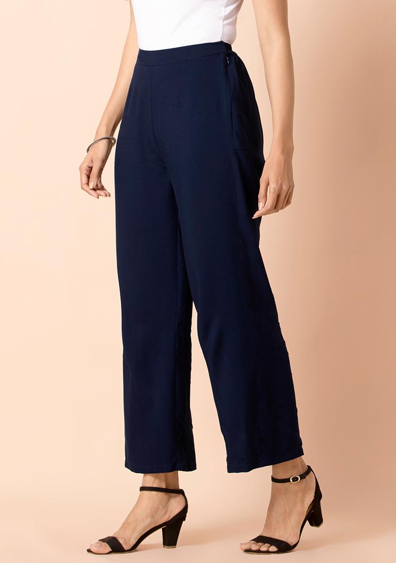Buy Grey Pants for Women by THREAD SAGA Online | Ajio.com