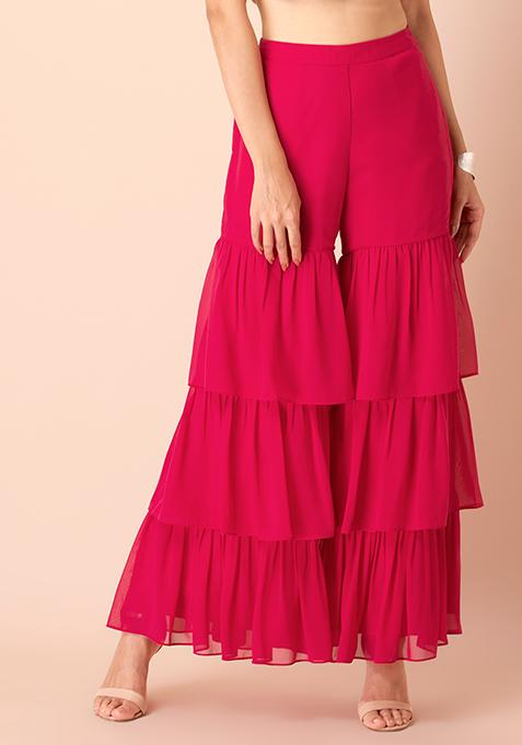 short frock with sharara 2019